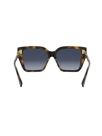 FENDI | Lunettes de soleil carrées havane marron FF Diamonds | braun